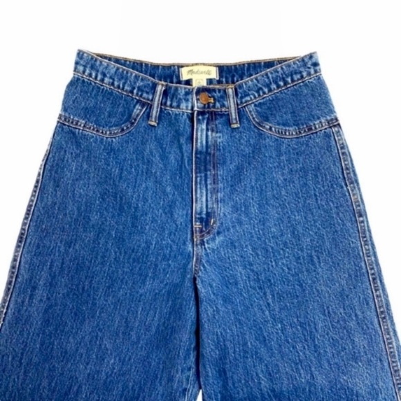 Madewell Super Wide Leg Jeans in Airley Wash Workwear Edition Size28 #ND544 - Picture 3 of 11